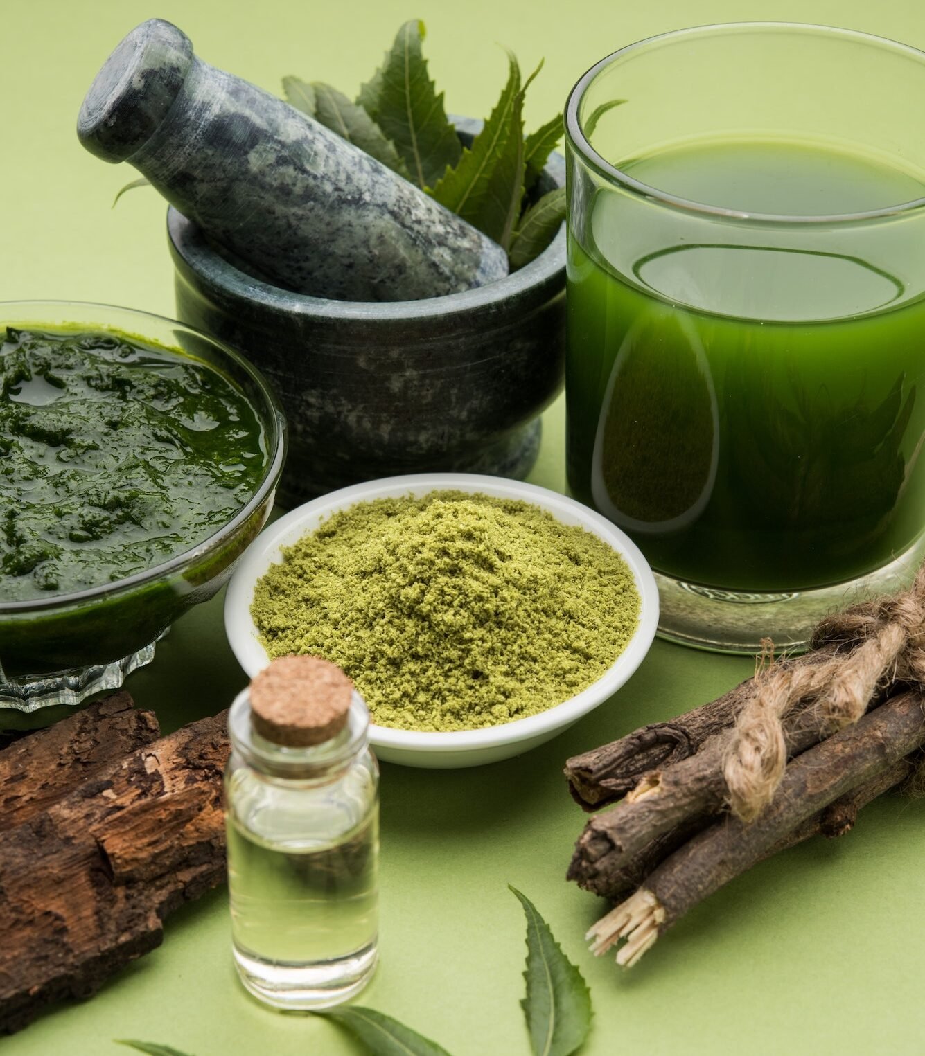 Ayurvedic Neem Or Azadirachta Indica & it's by-products